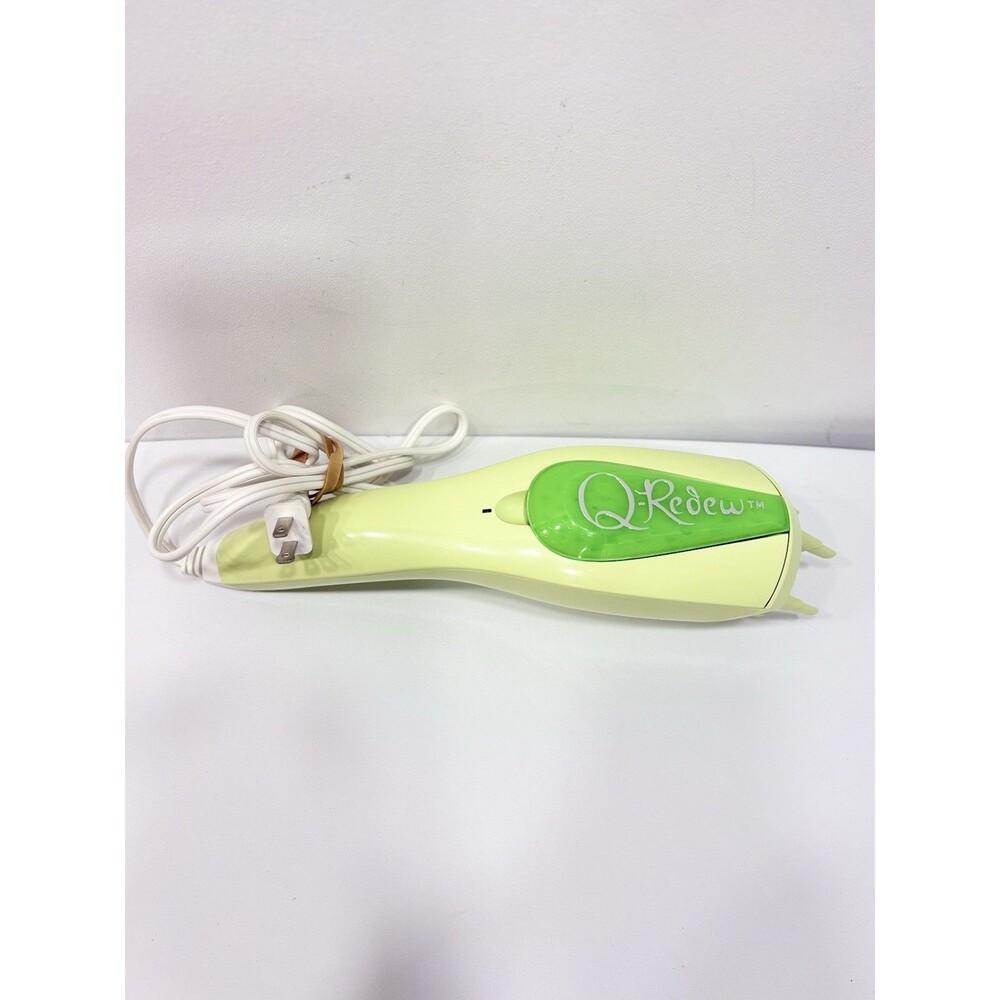 Q-Redew Hairstyling Vapor Wand Discontinued Rare Green Handheld 1-001 - Tested